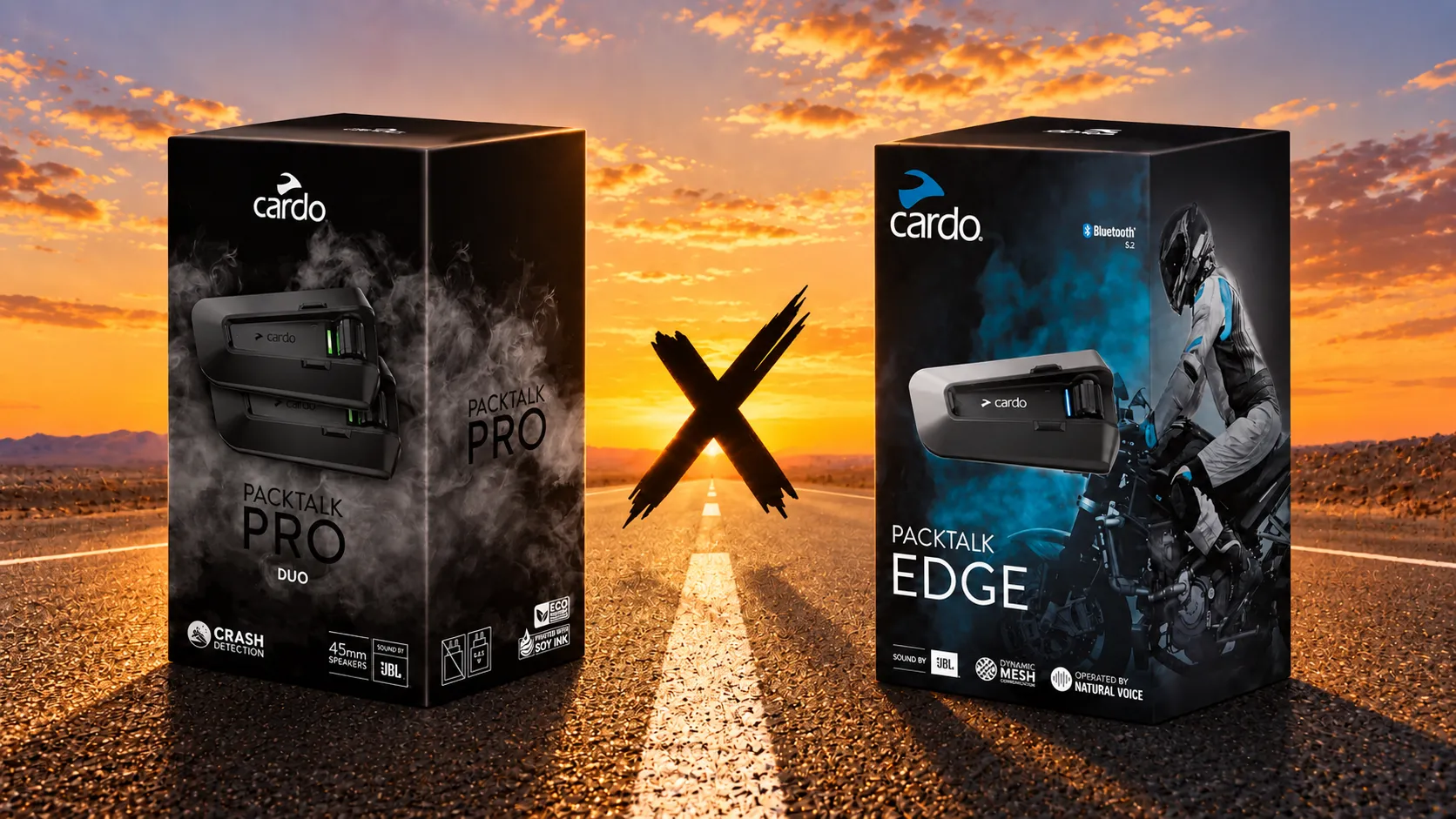 Cardo Packtalk Pro x Edge: qual faz mais sentido para você?