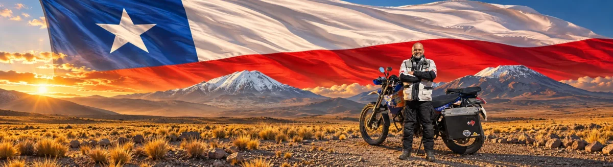 Chile de Moto, Documentos para Chile, Seguro SOAPEX, Fronteira Chile, Deserto do Atacama, Mototurismo