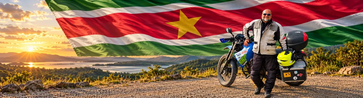 Suriname de Moto, Documentos para Suriname, Fronteira Suriname, Viagem Internacional de Moto, América do Sul de Moto, Mototurismo